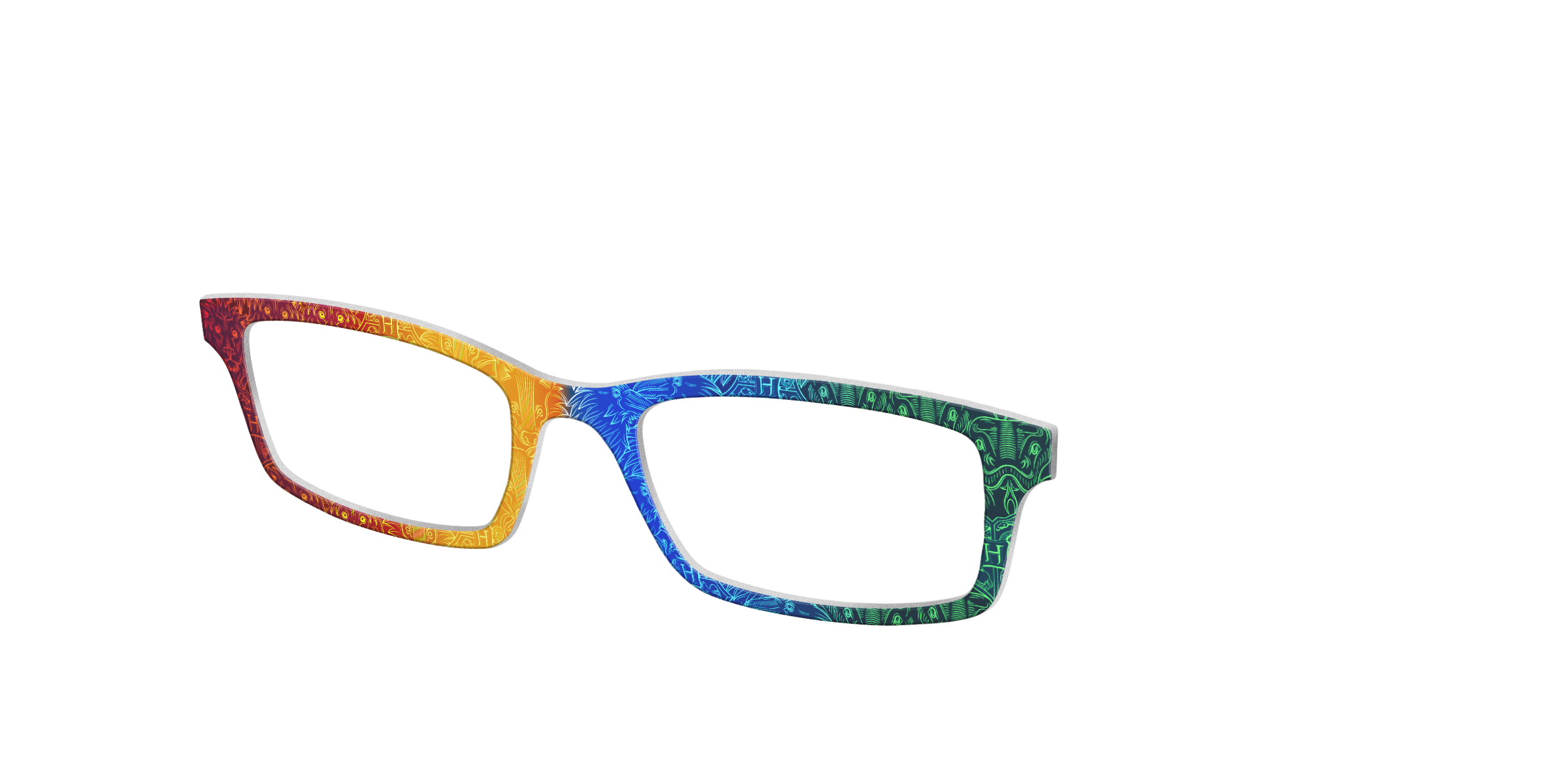 Pair Eyewear Collabs Hogwarts Houses top occhiali Cedro