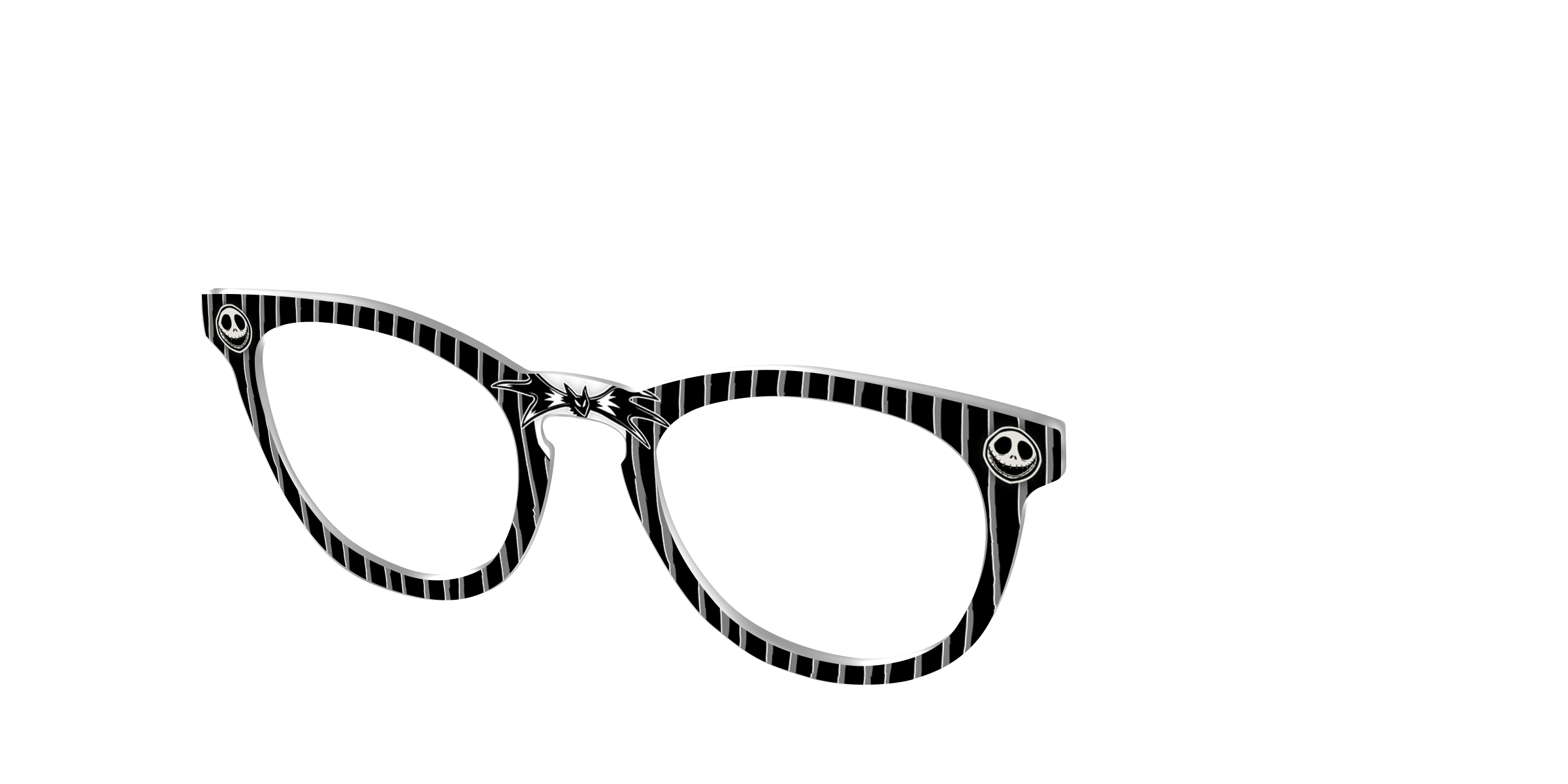 Pair Eyewear Collabs Jack Skellington top magnetico Cedro