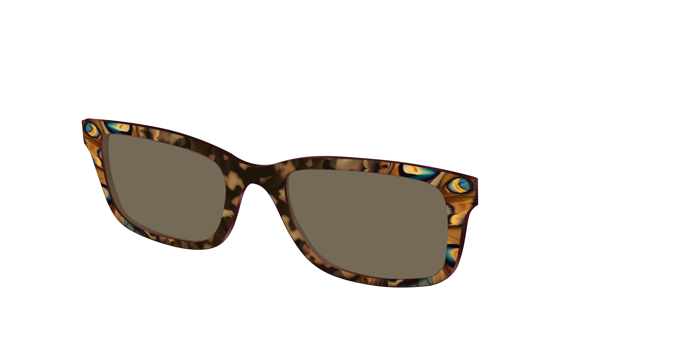 Pair Eyewear Sun Tops Moth Wings top sole polarizzato