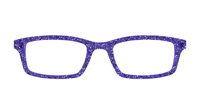 Pair Eyewear Solid Tops Electric Purple Sparkle top viola glitter