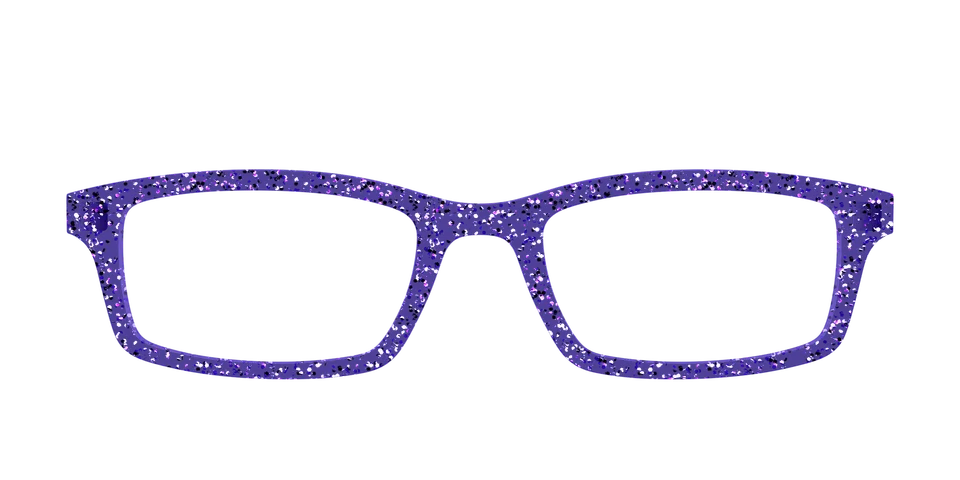 Pair Eyewear Solid Tops Electric Purple Sparkle top viola glitter