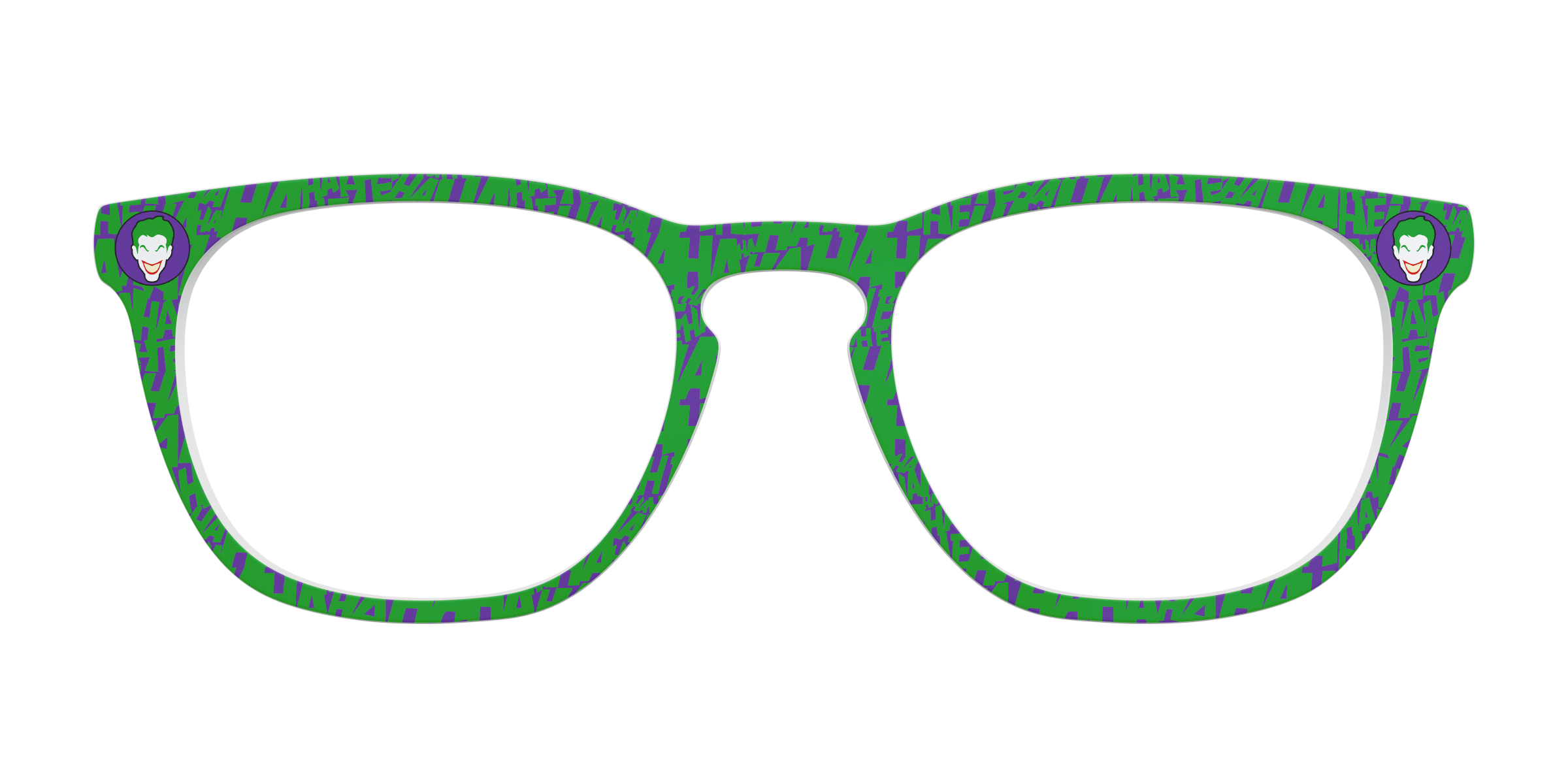 Pair Eyewear Collabs The Joker topper occhiali DC10 viola