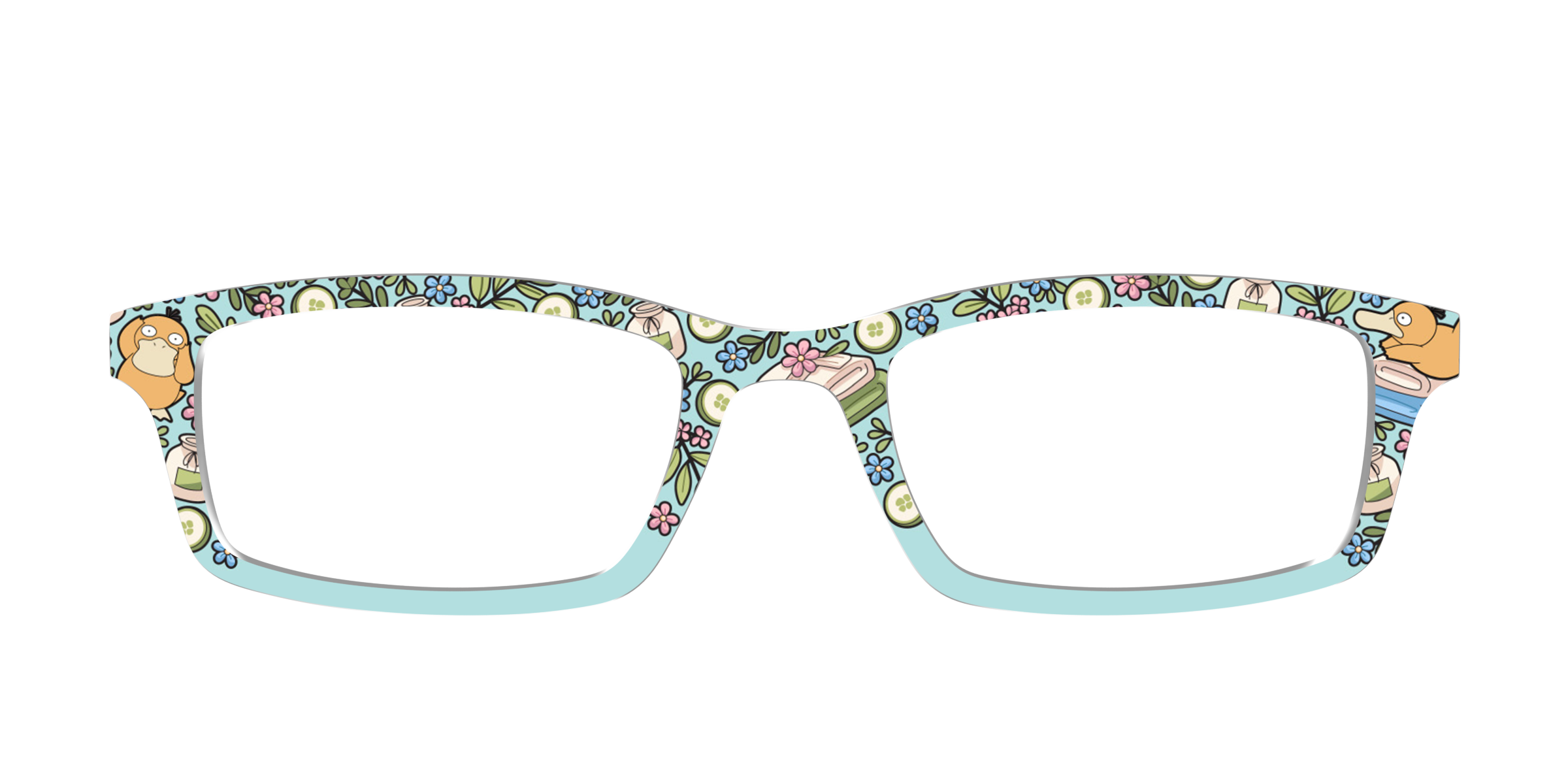 Pair Eyewear Collabs Psyduck Vibes frontalino giallo