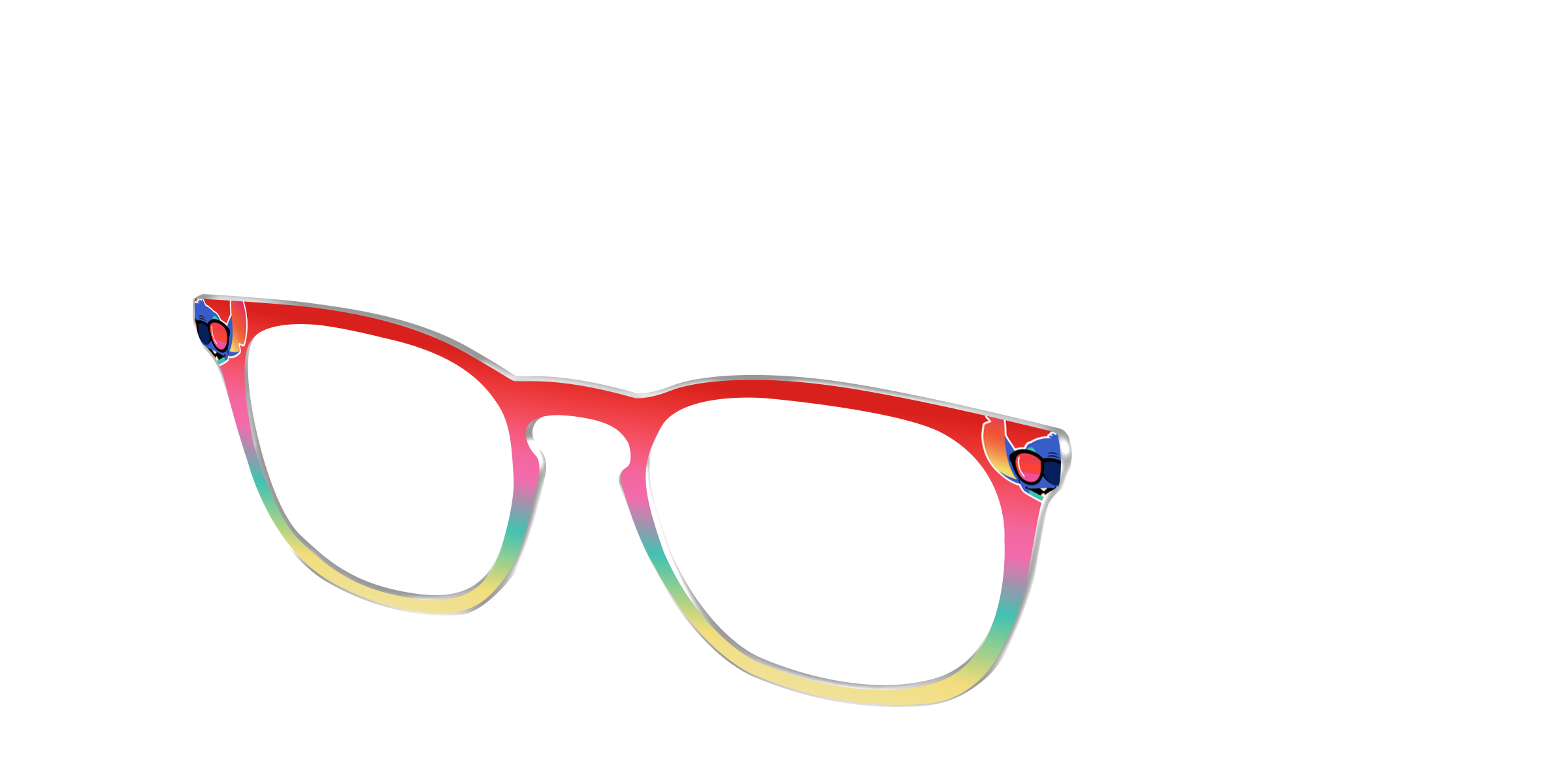Pair Eyewear Collabs Beach Dreamin Gradient top magnetico