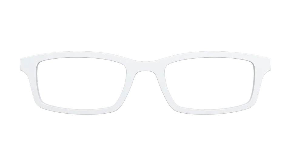 Pair Eyewear Solid Tops The White top bianco tinta unita