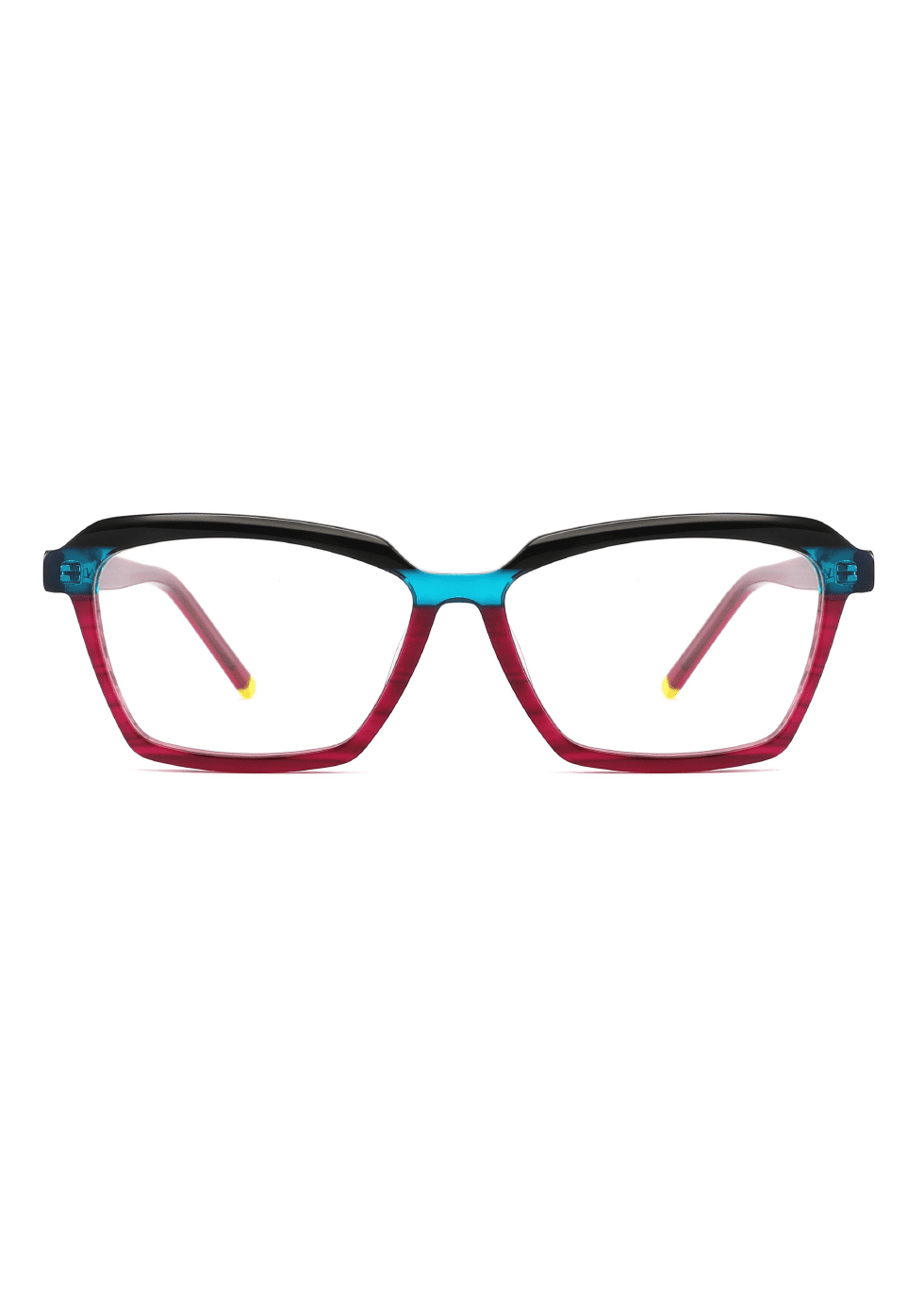 Ouyuan NOA23003 montatura occhiali acetato quadrata 53-14-145