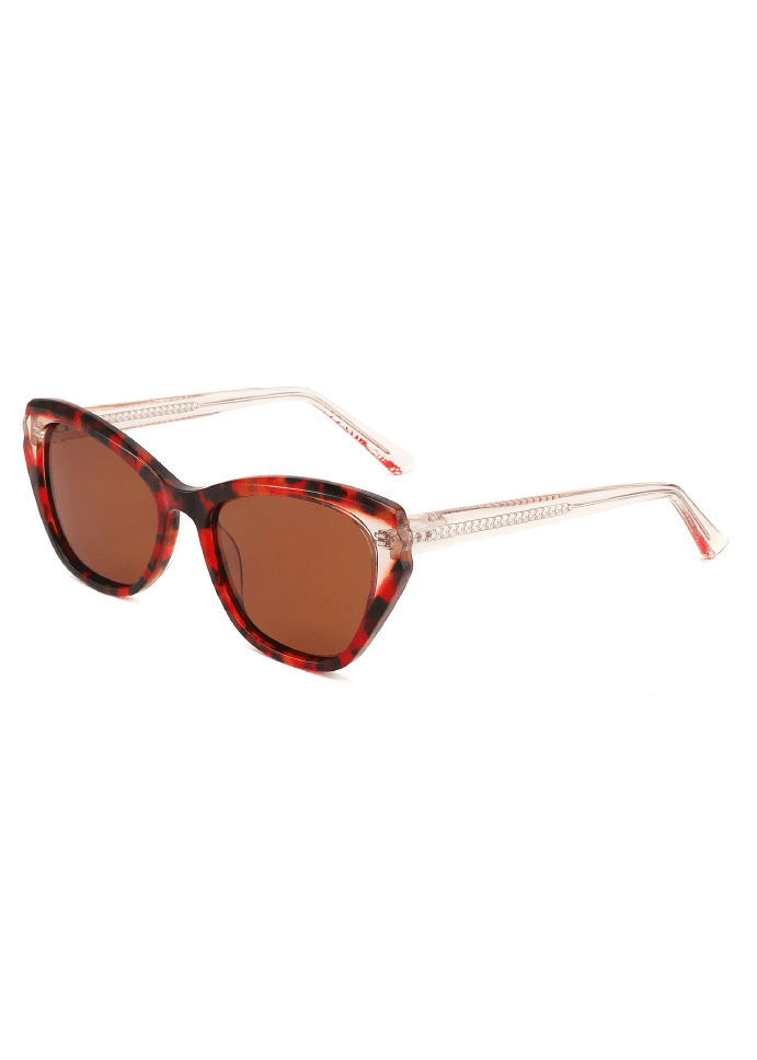 Ouyuan Sunglasses AS00006 occhiali sole cat eye multicolore donna