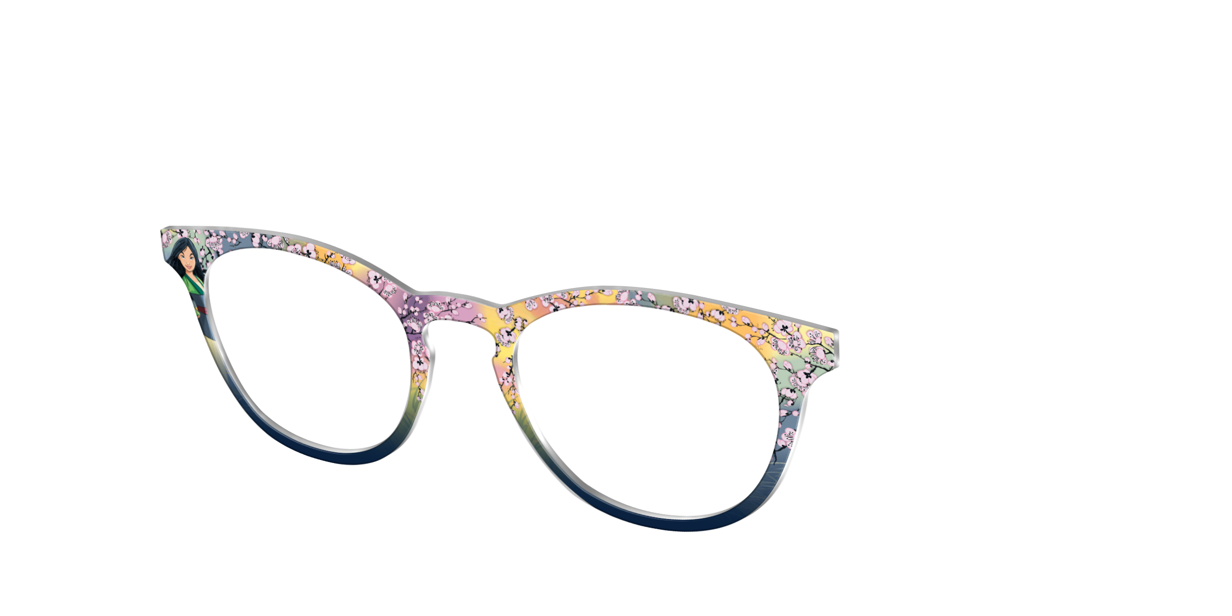 Pair Eyewear Collabs Mulan Plum Blossoms top occhiali rosa