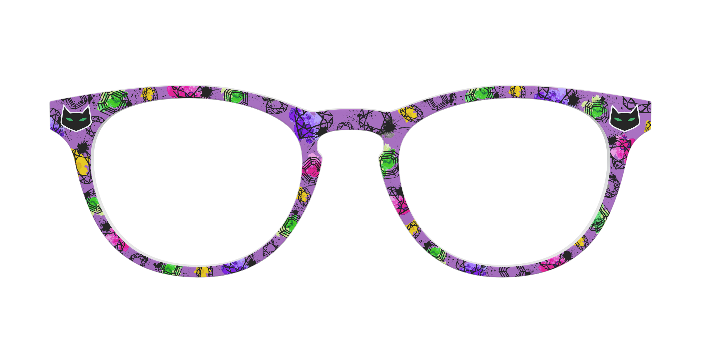 Pair Eyewear Collabs Catwoman Jewels top per occhiali viola