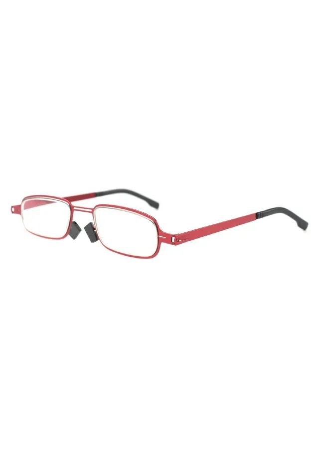 Ouyuan JH2005 occhiali lettura metallo senza viti neri