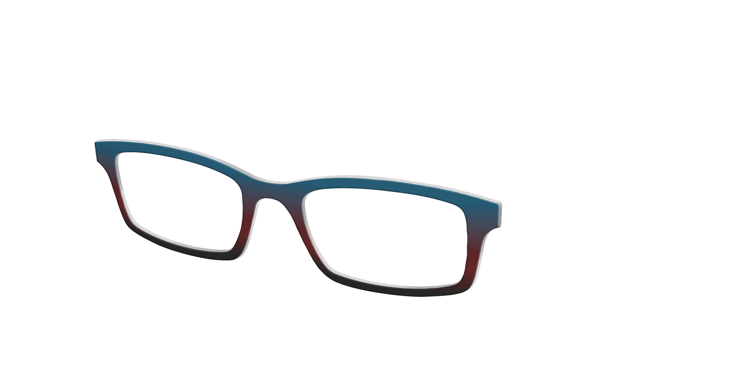 Pair Eyewear Solid Teal Espresso Gradient top per occhiali