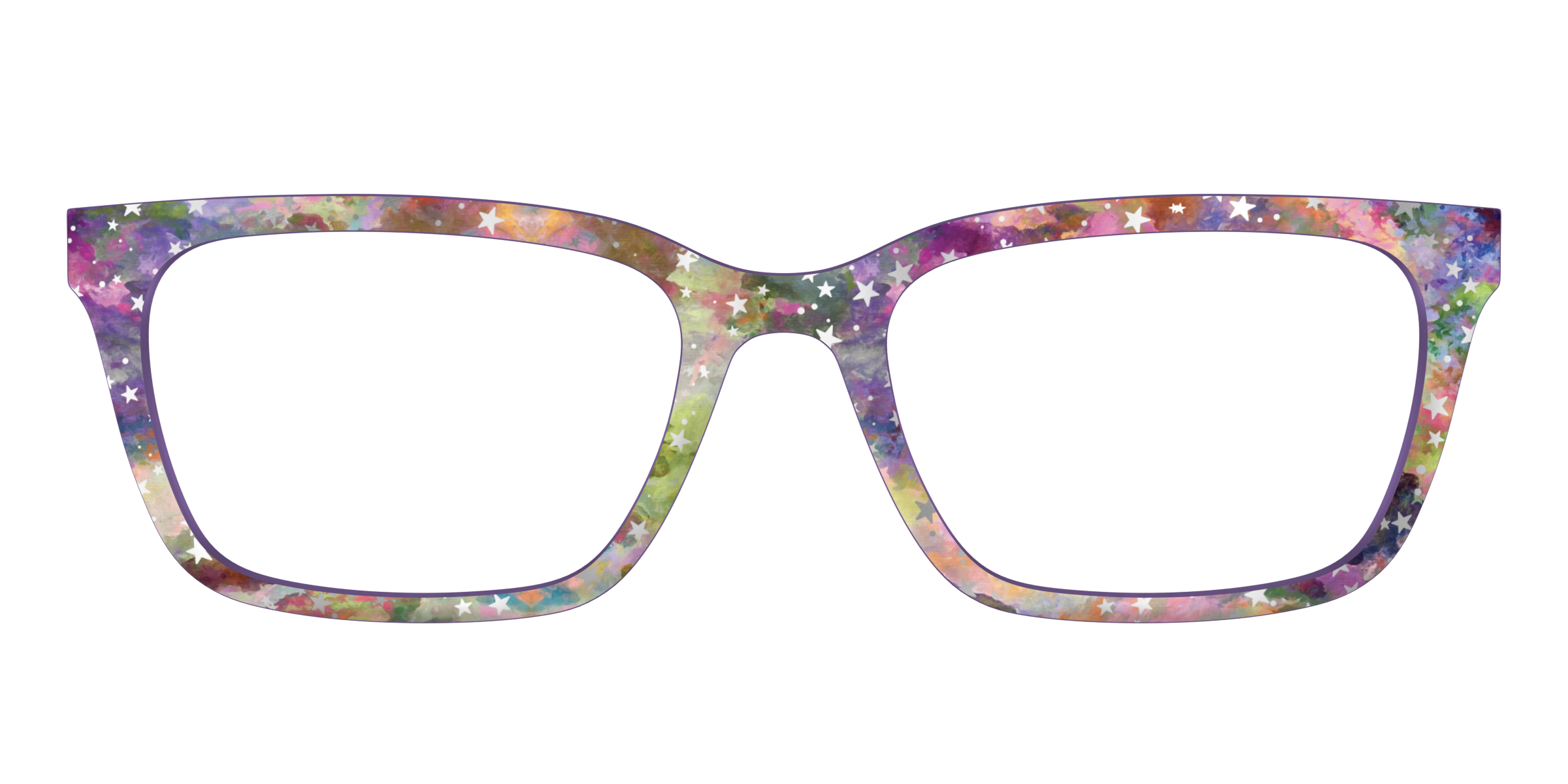 Pair Eyewear Design Tops Silver Foil Starry Sky top