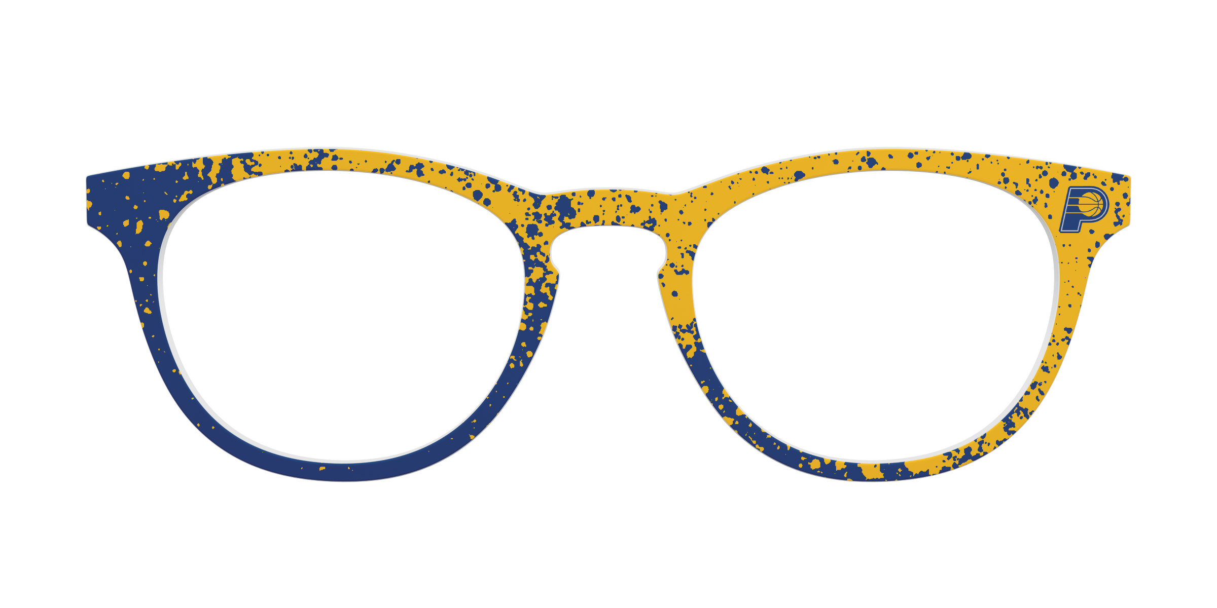 Pair Eyewear School Spirit The Pacers Splatter top per occhiali blu