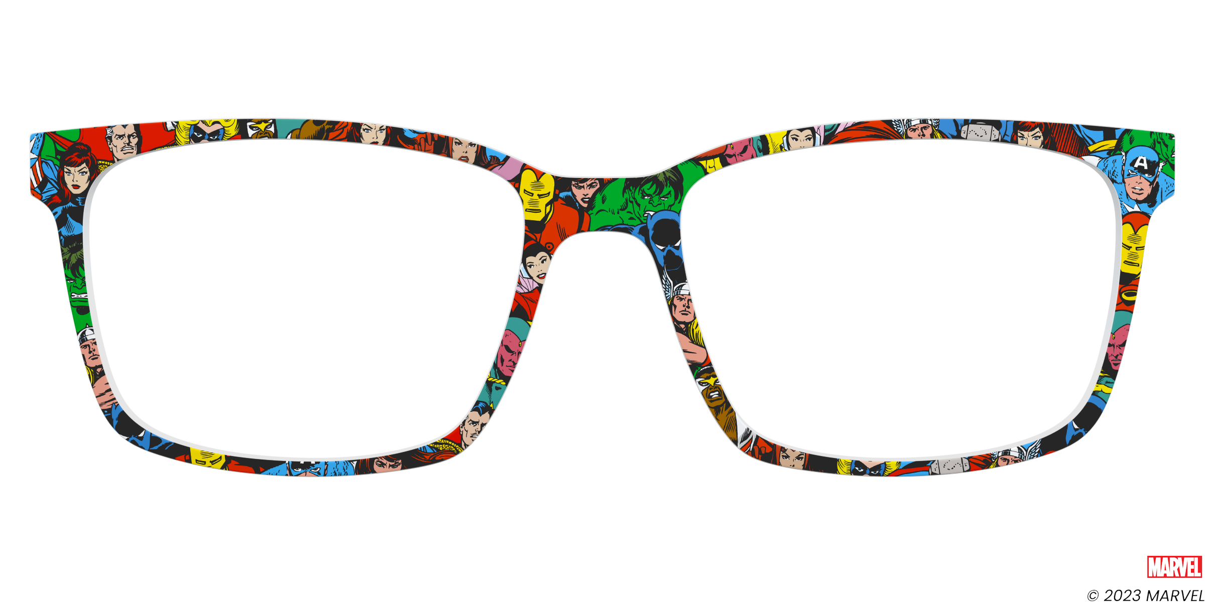 Pair Eyewear Collabs The Avengers Assemble top occhiali MR7