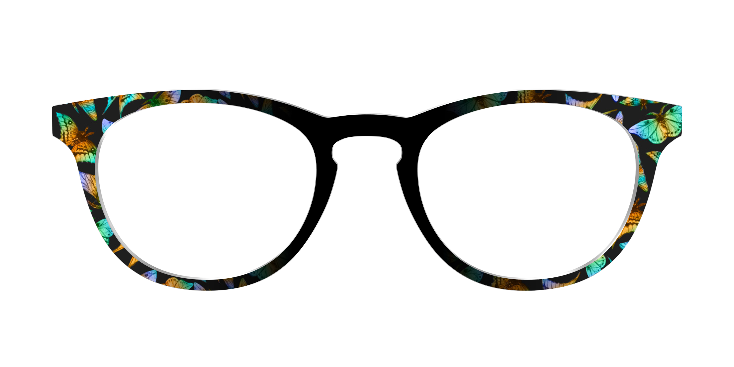 Pair Eyewear Design Tops The Mythic Moths top occhiali farfalle