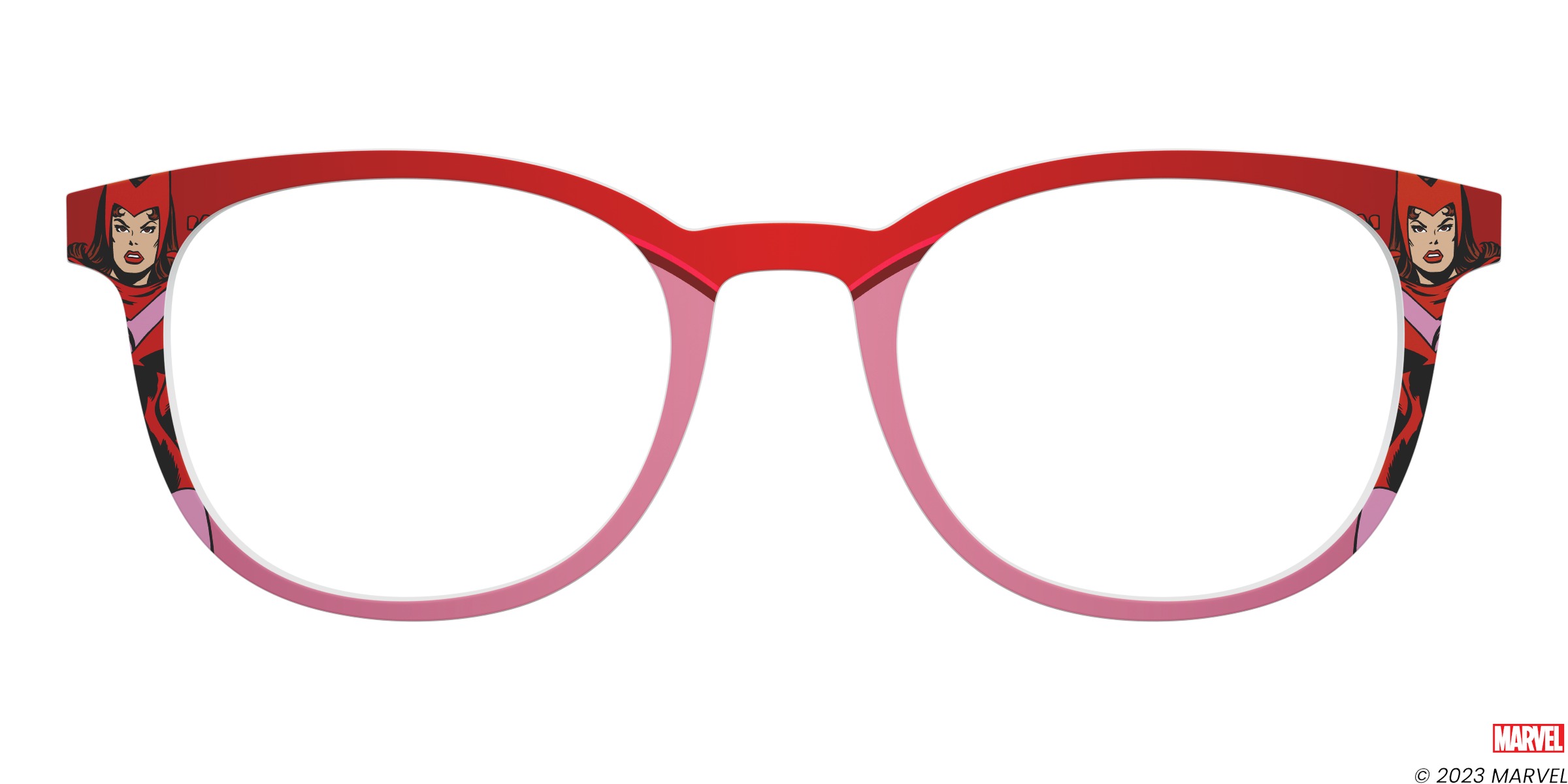 Pair Eyewear Collabs The Scarlet Witch top occhiali rosso