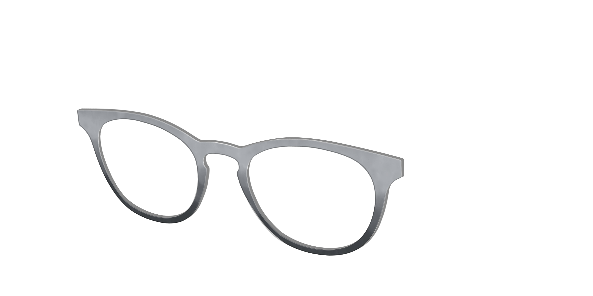 Pair Eyewear Solid Tops The Slate Dip Dye top occhiali grigio