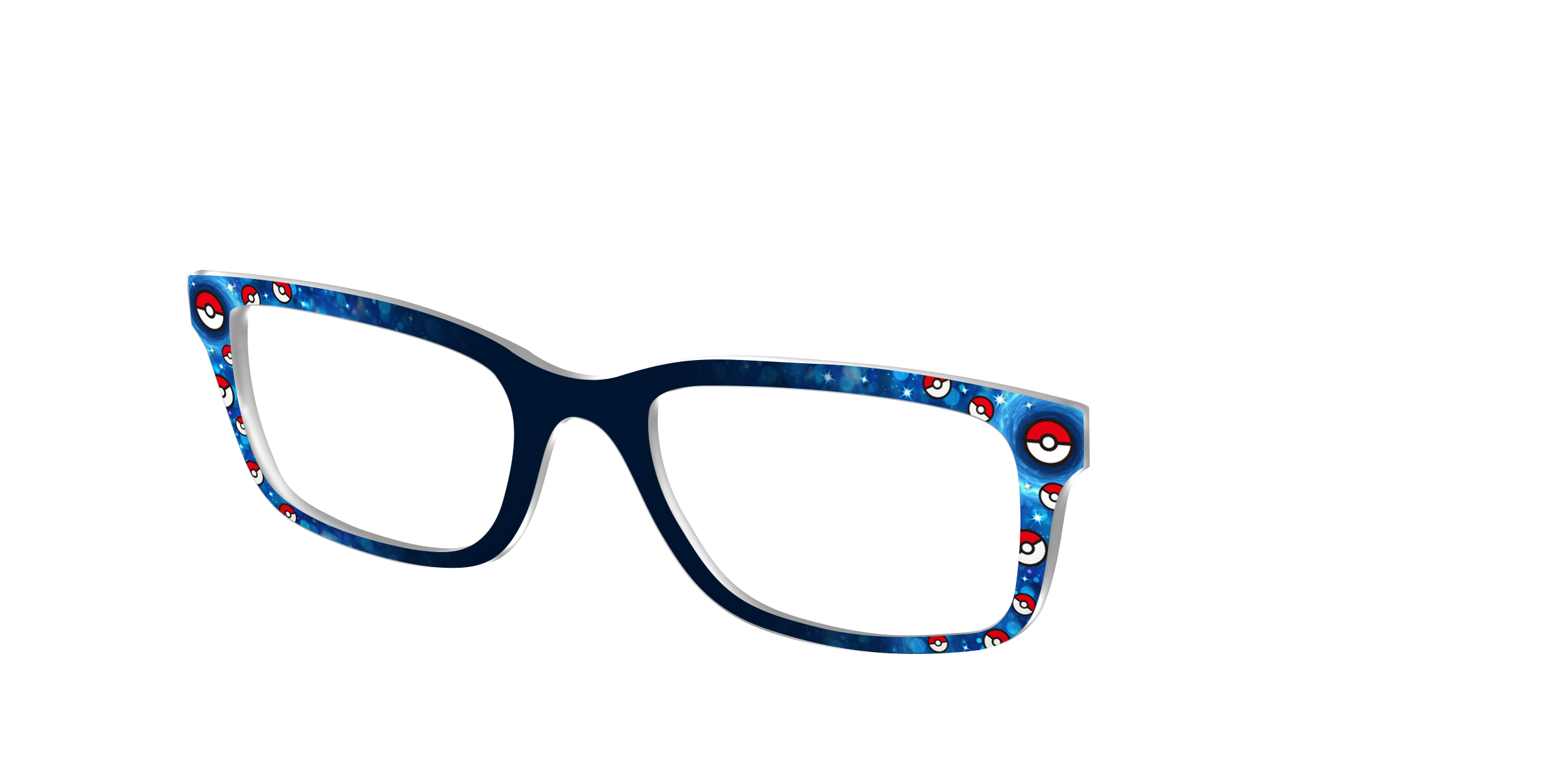 Pair Eyewear Collabs Poke Ball top rosso bianco