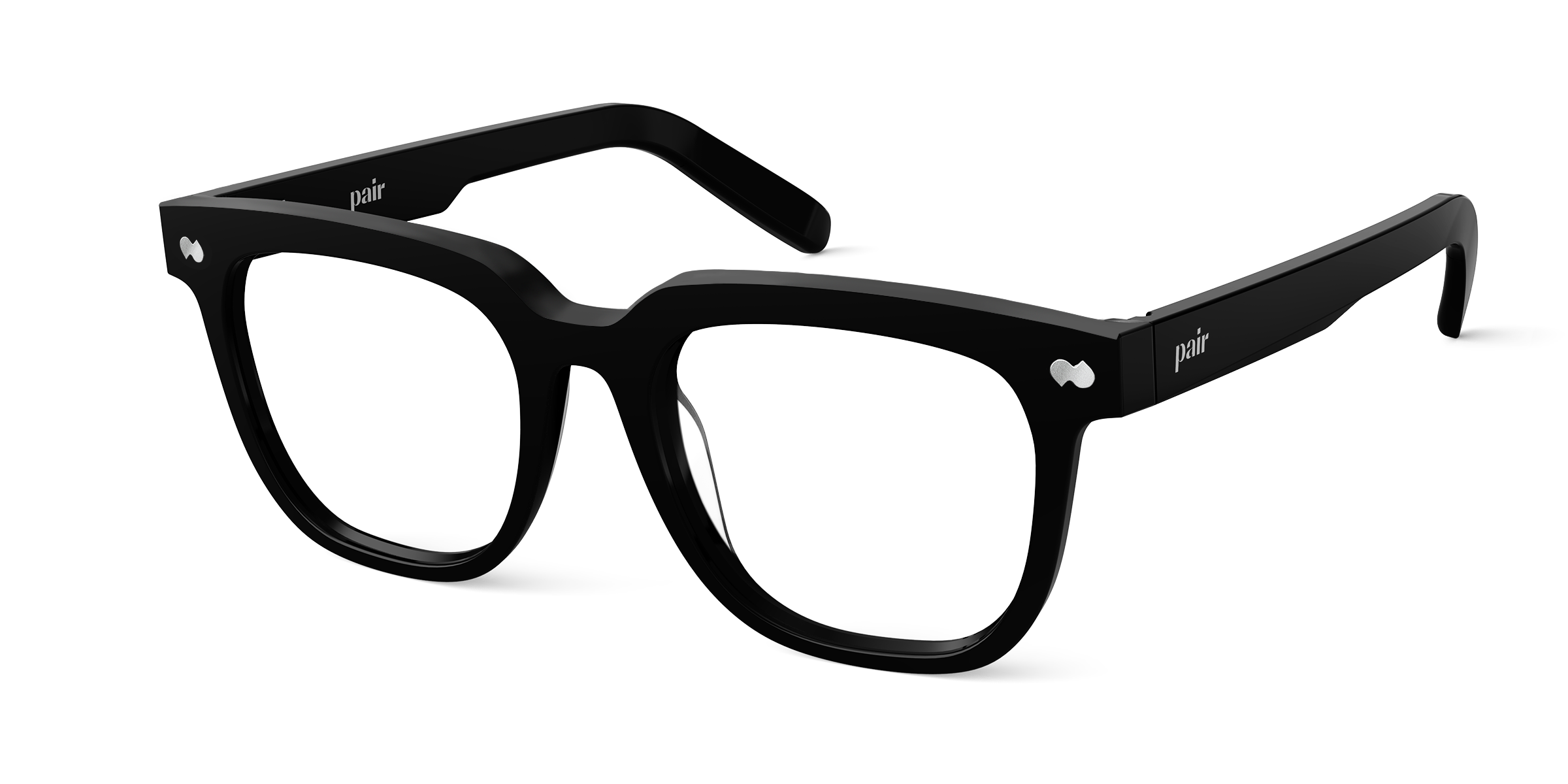 Pair Eyewear Payton Black montatura occhiali quadrata nera