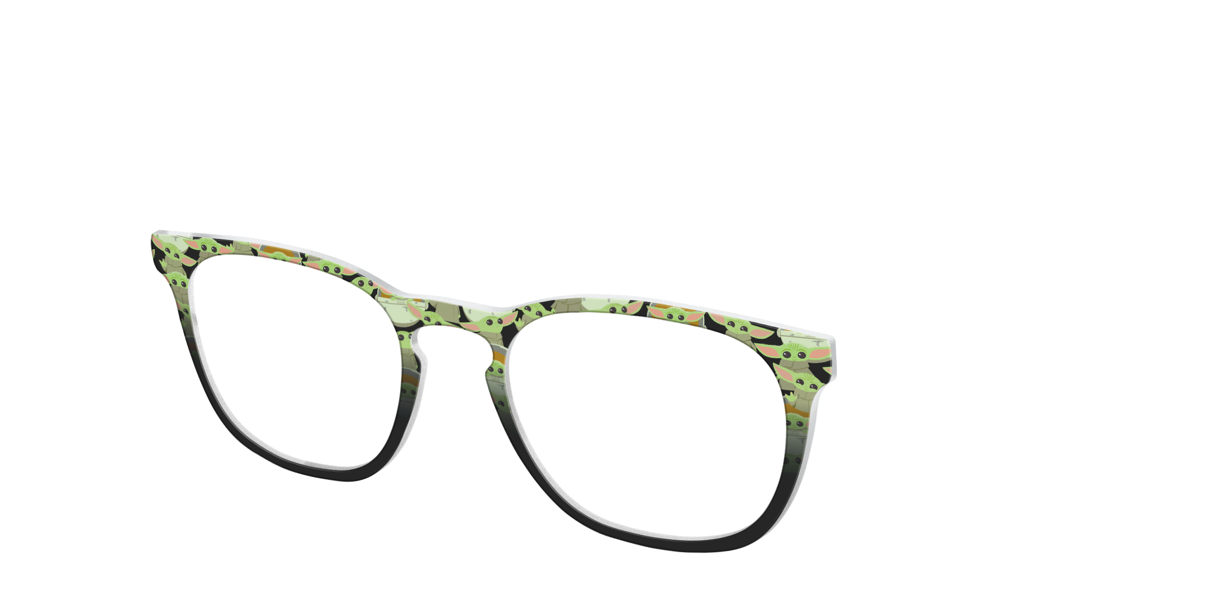 Pair Eyewear Collabs Grogu Gradient top per occhiali gradient