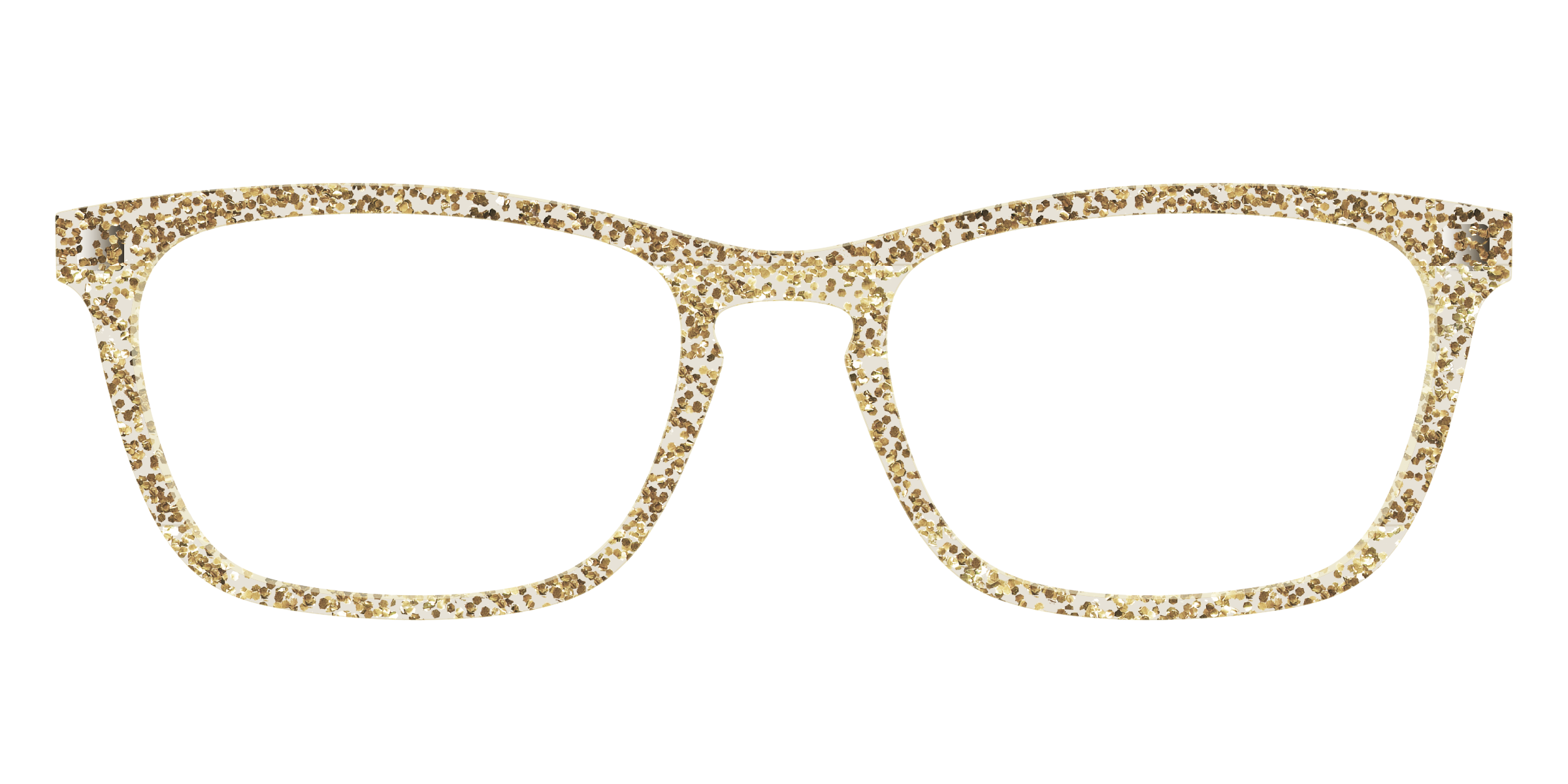 Pair Eyewear Solid Tops The Champagne Sparkle frontalino glitter