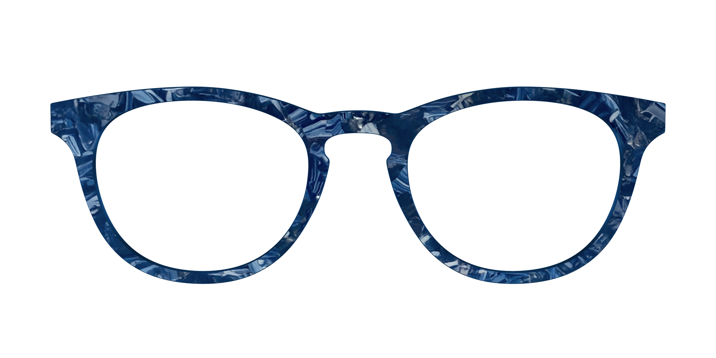 Pair Design Tops Deep Slate Pearl Marble top occhiali blu