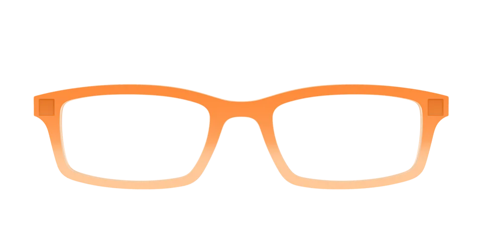 Pair Eyewear Design Tops Tangerine Creamsicle top arancione