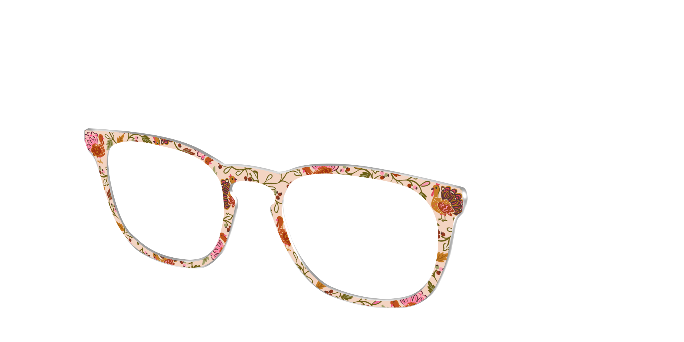 Pair Eyewear Design Tops Thankful Turkeys top occhiali tacchini AT12