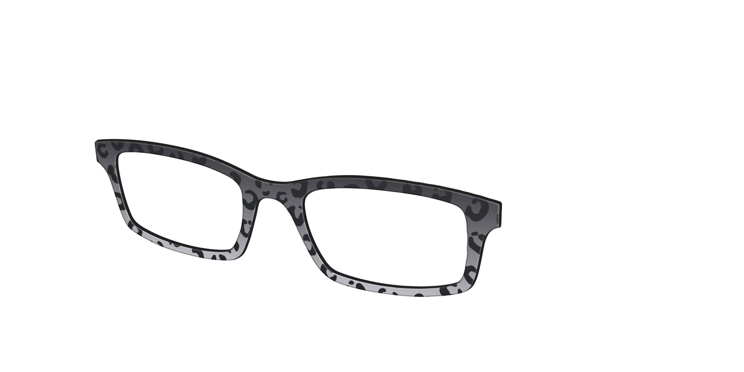 Pair Eyewear Solid Tops Black Cheetah top magnetico animalier