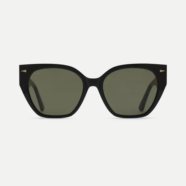 AHLEM Marguerite occhiali da sole Black G15 cat eye