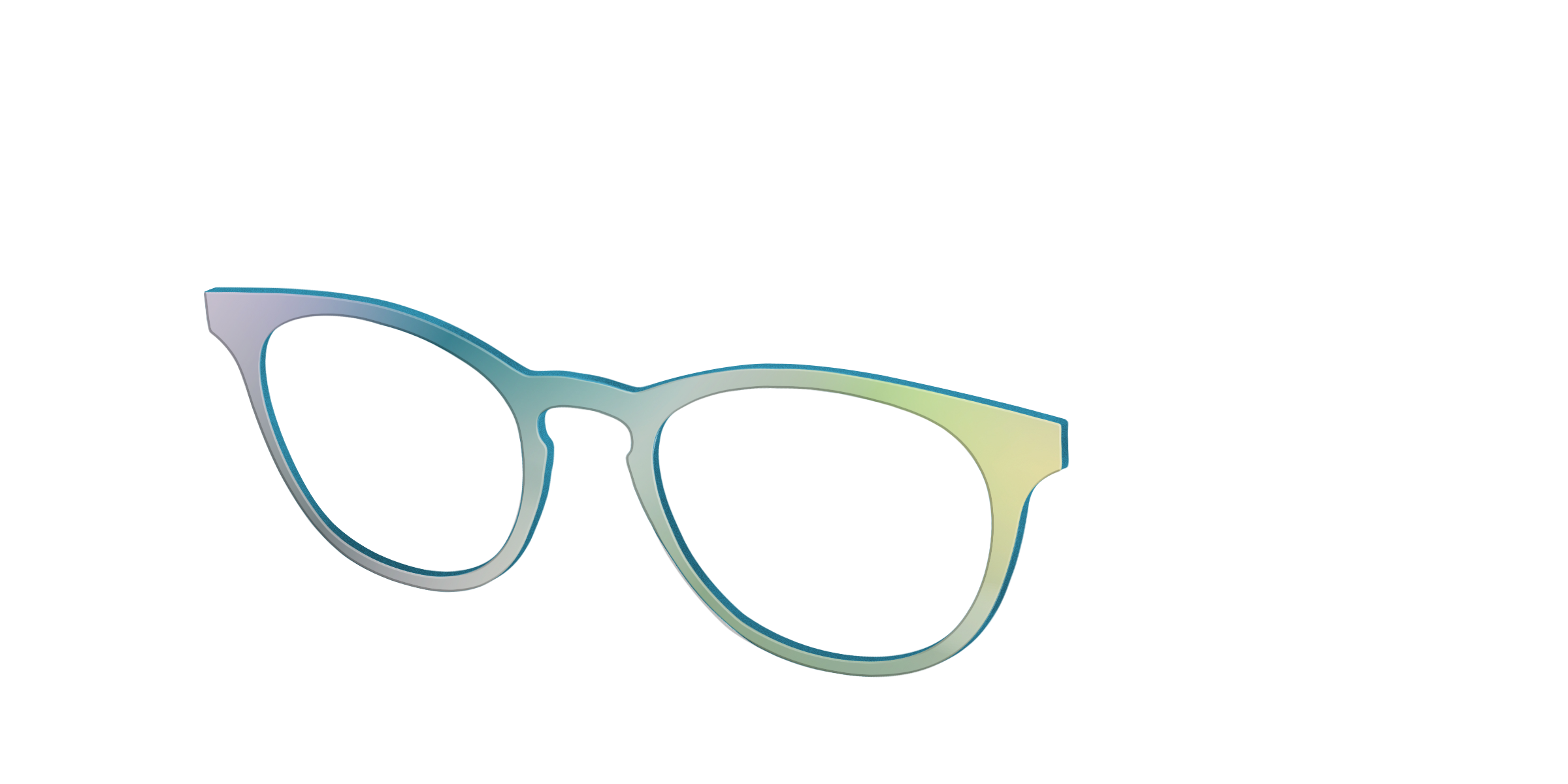 Pair Eyewear Solid Tops The Iridescent top magnetico cangiante