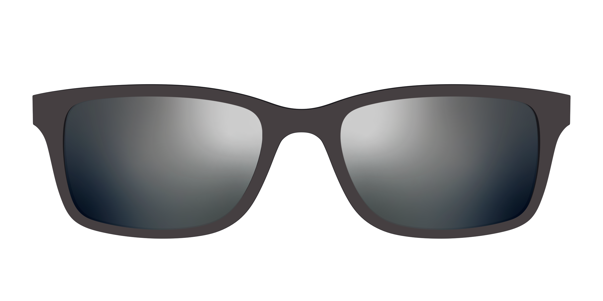 Pair Eyewear Sun Tops Silver Reflective clip sole polarizzata