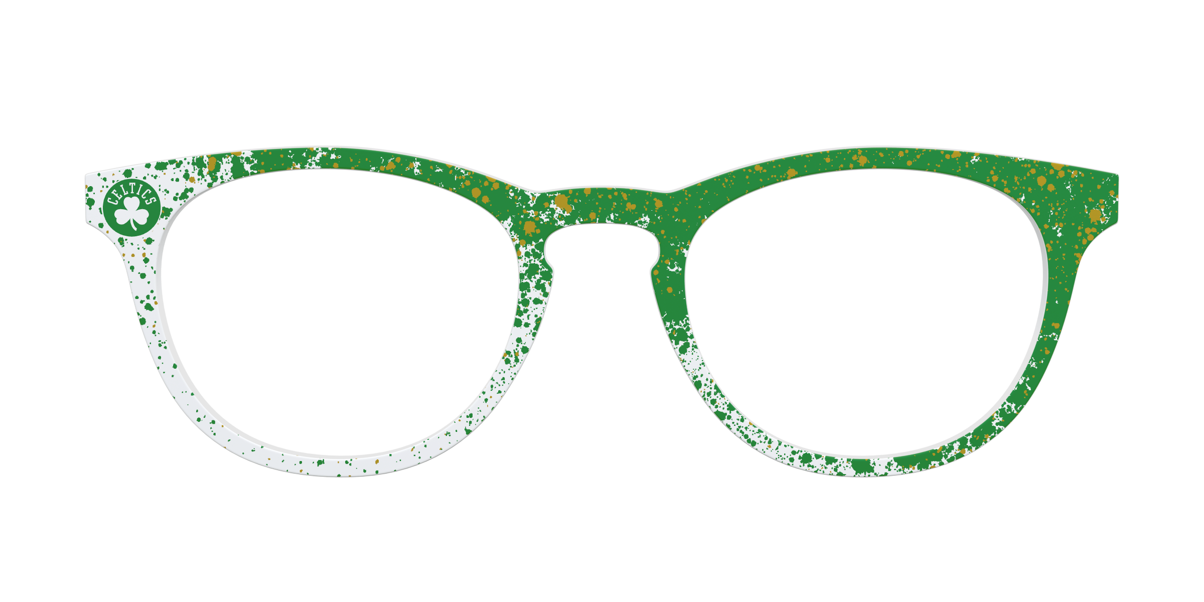 Pair Eyewear School Spirit Celtics Splatter top occhiali