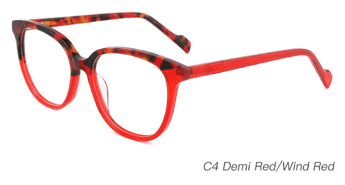 Ouyuan NOA23010 montatura occhiali acetato colorata