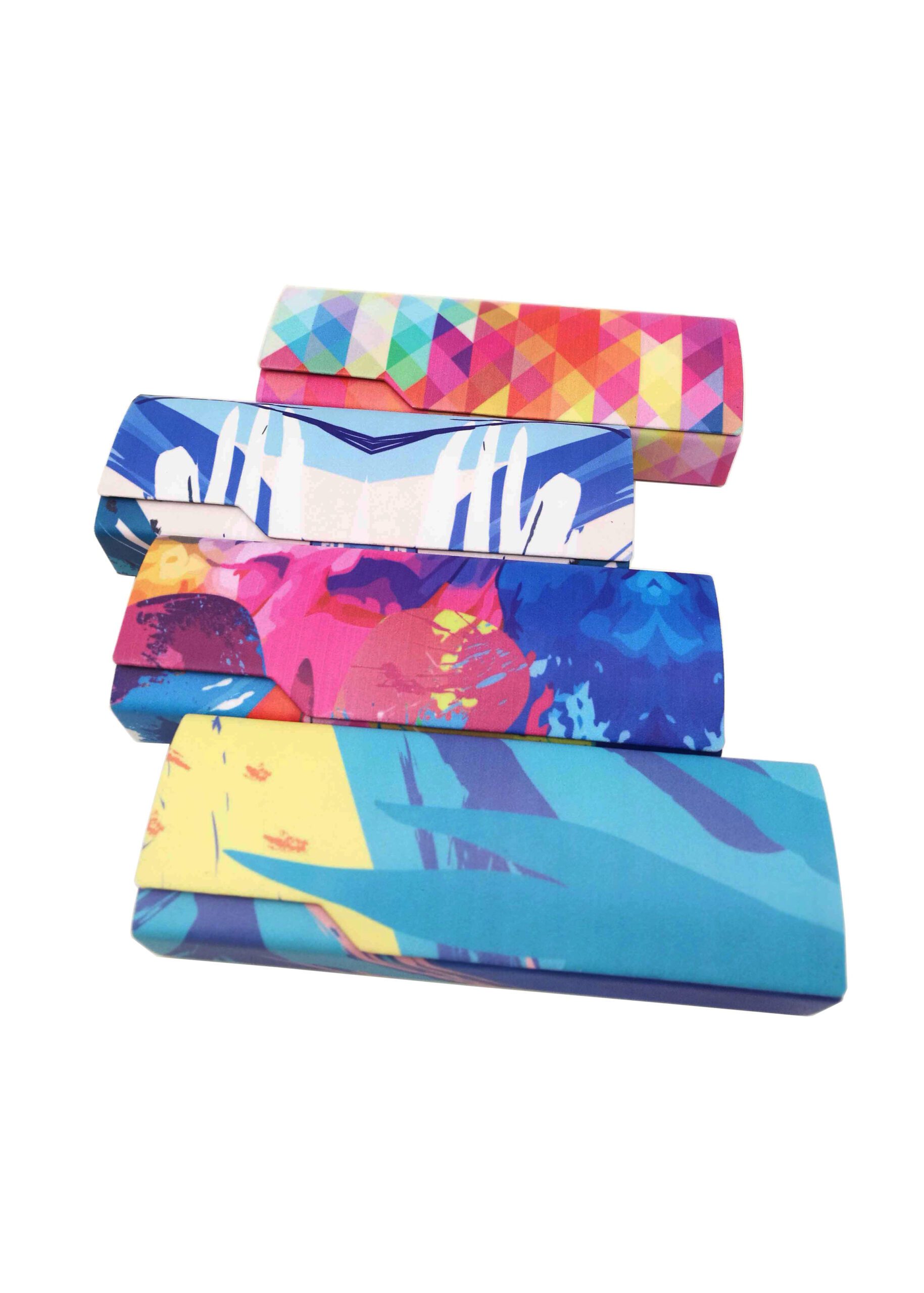 Ouyuan Accessories GC0008 custodia occhiali fantasia colorata