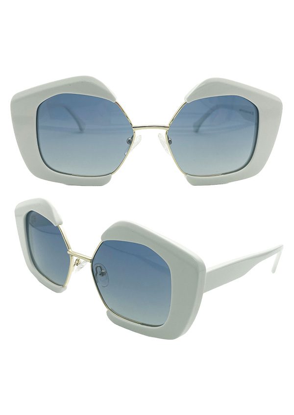 Ouyuan NSA24107 occhiali da sole heavy brow blu 53-17-145
