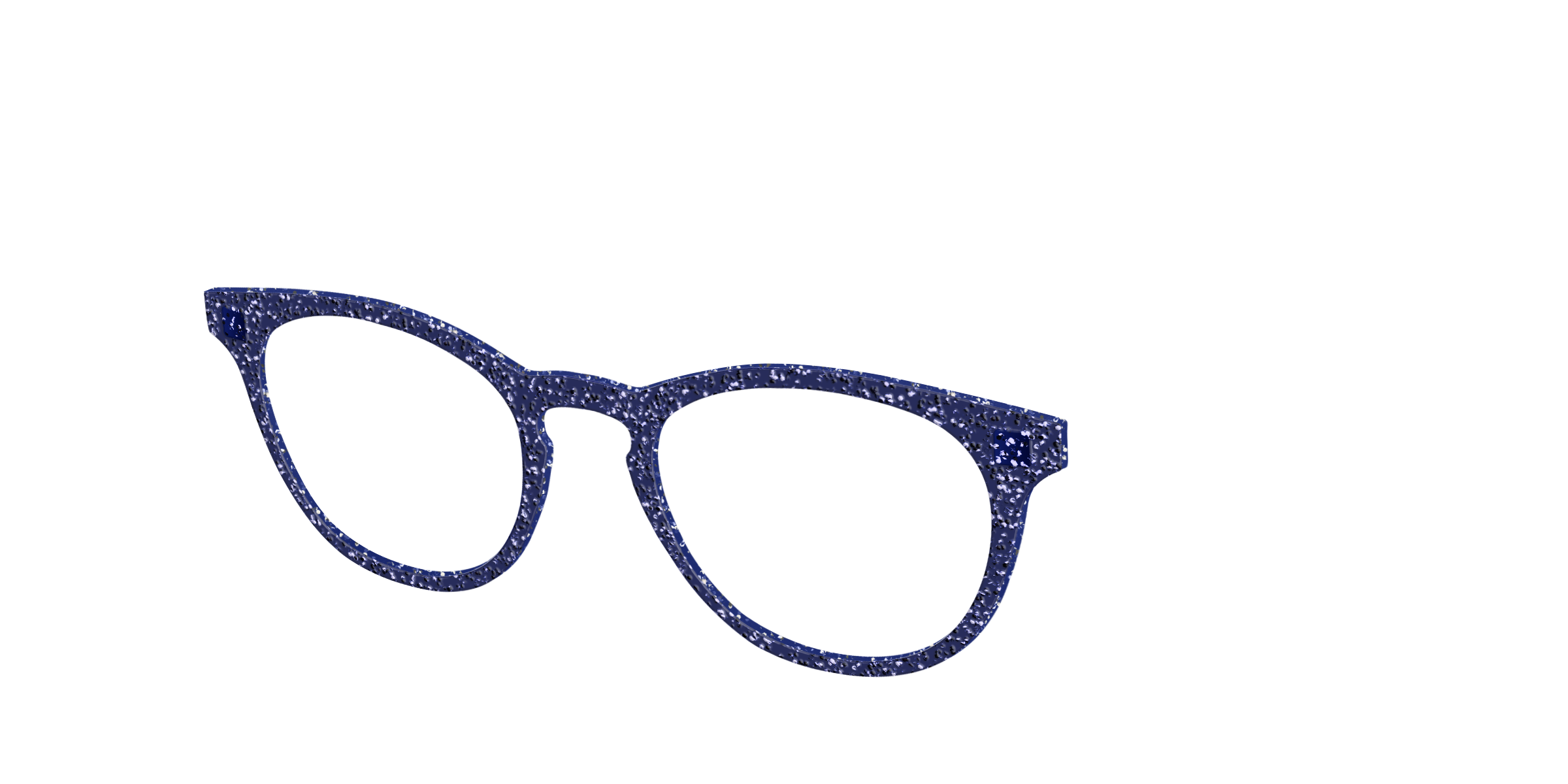 Pair Eyewear Solid Tops The Navy Sparkle top occhiali blu