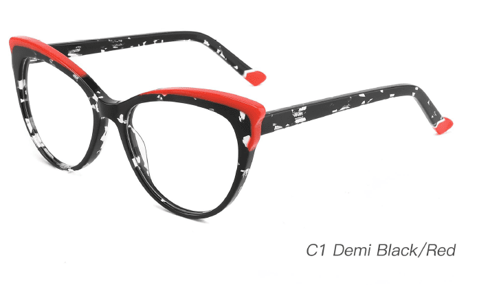 Ouyuan NOA23006 montatura occhiali acetato colorata