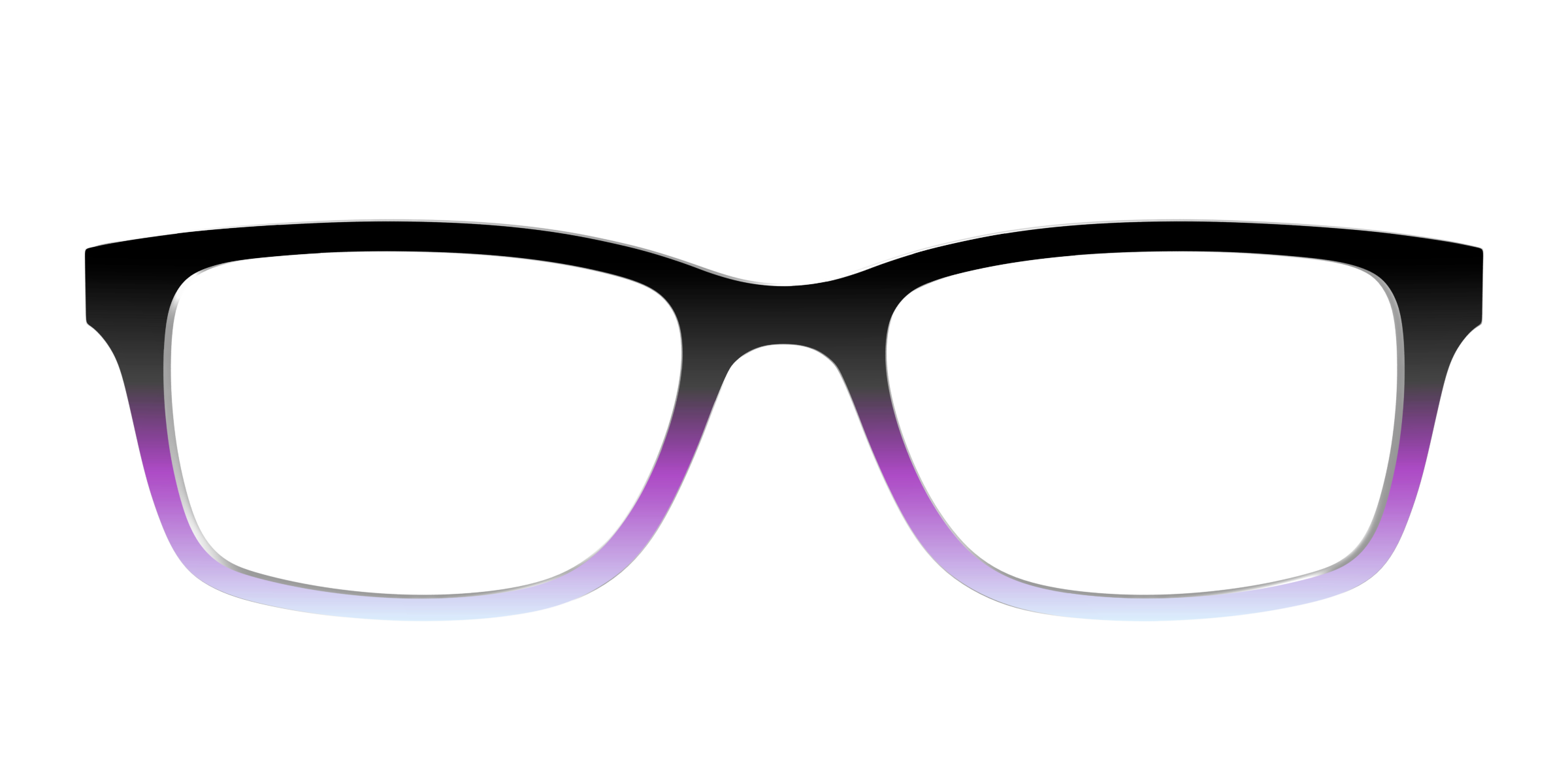 Pair Eyewear Design Tops Black Periwinkle Gradient top FG03
