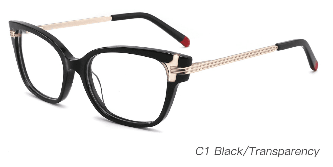 Ouyuan NOA23025 montatura occhiali acetato colorata