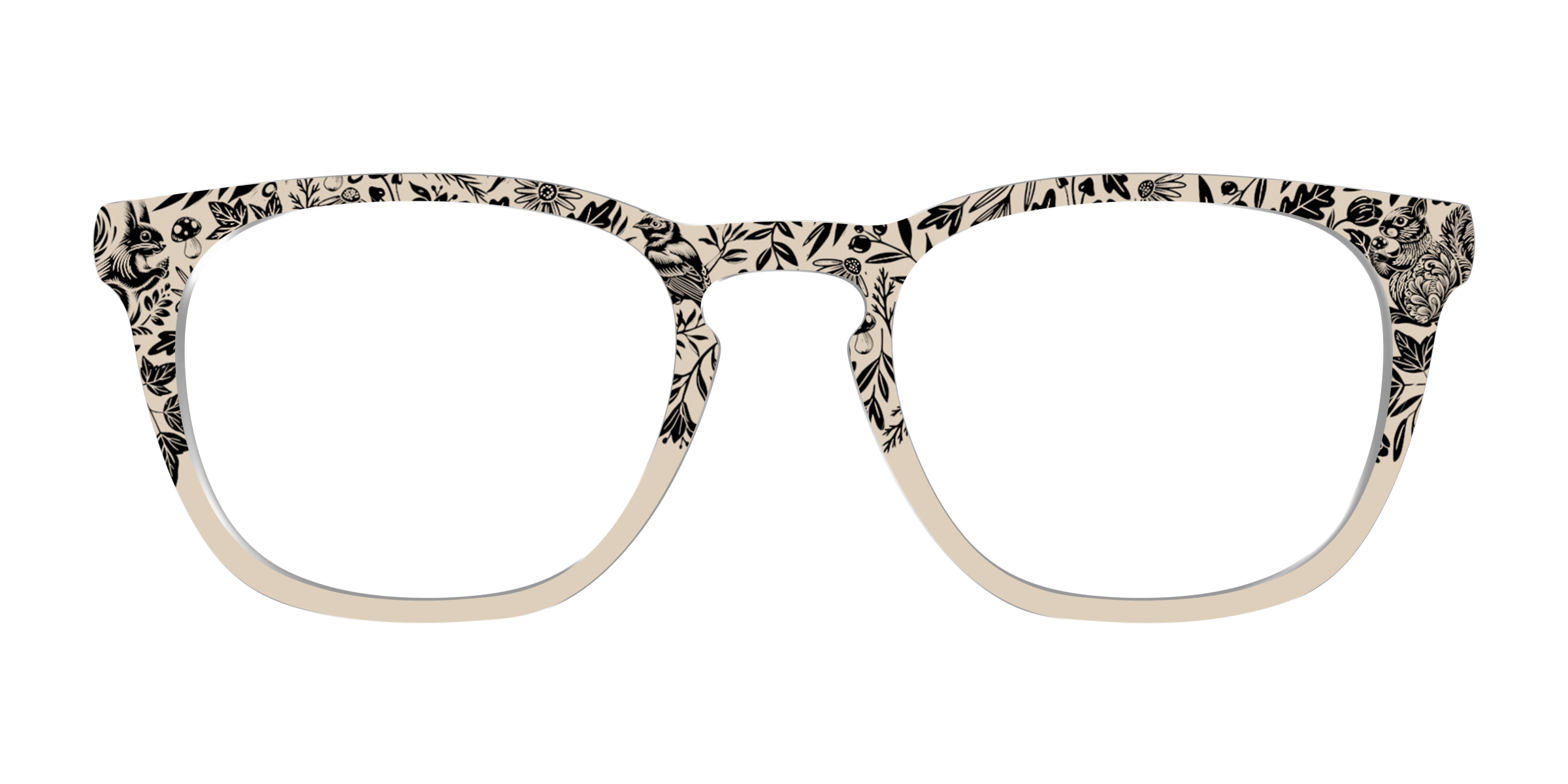 Pair Eyewear Design Tops Woodcut Squirrels top scoiattoli