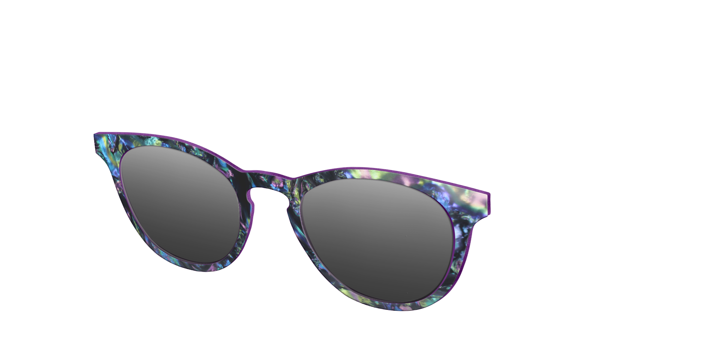 Pair Eyewear Sun Tops Abalone Polarizzato clip sole premium