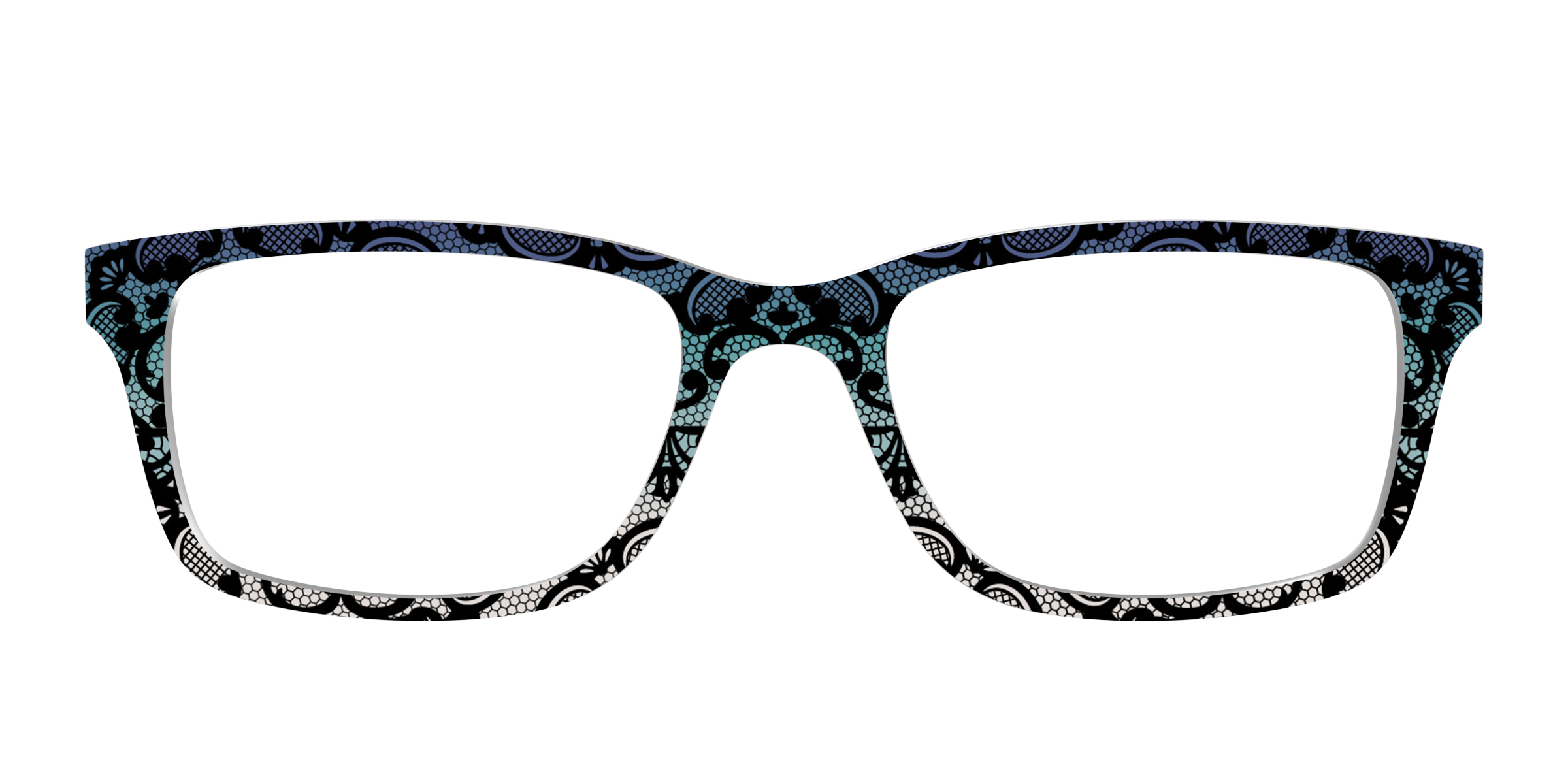 Pair Eyewear Design Tops The Gothic Gradient Lace top pizzo nero