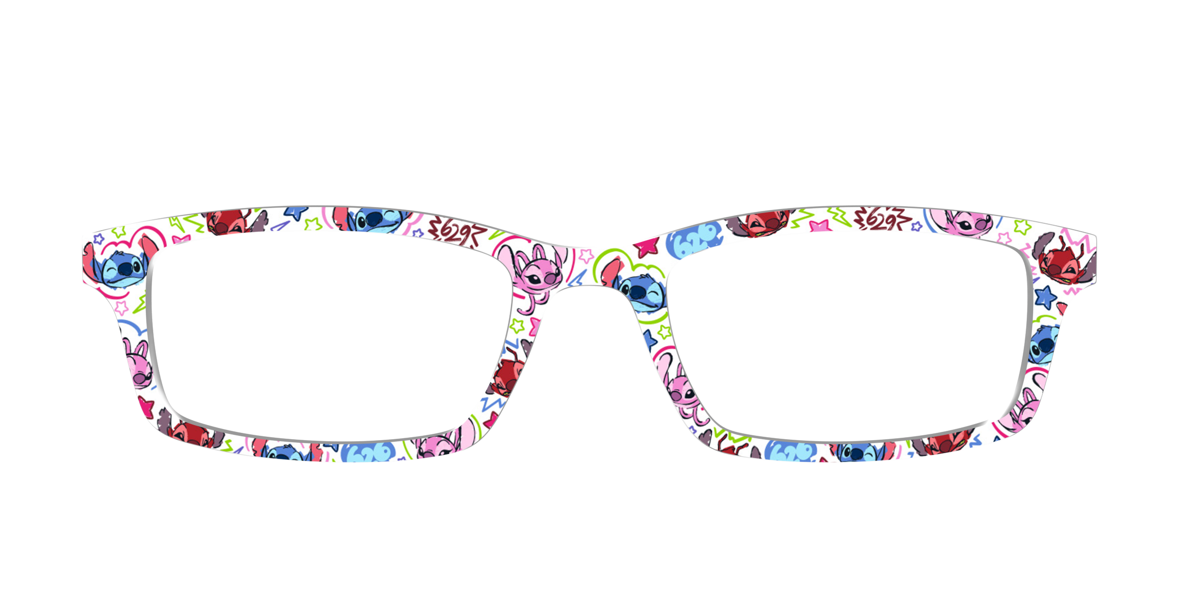 Pair Eyewear Collabs Stitch & Friends Doodles top per occhiali