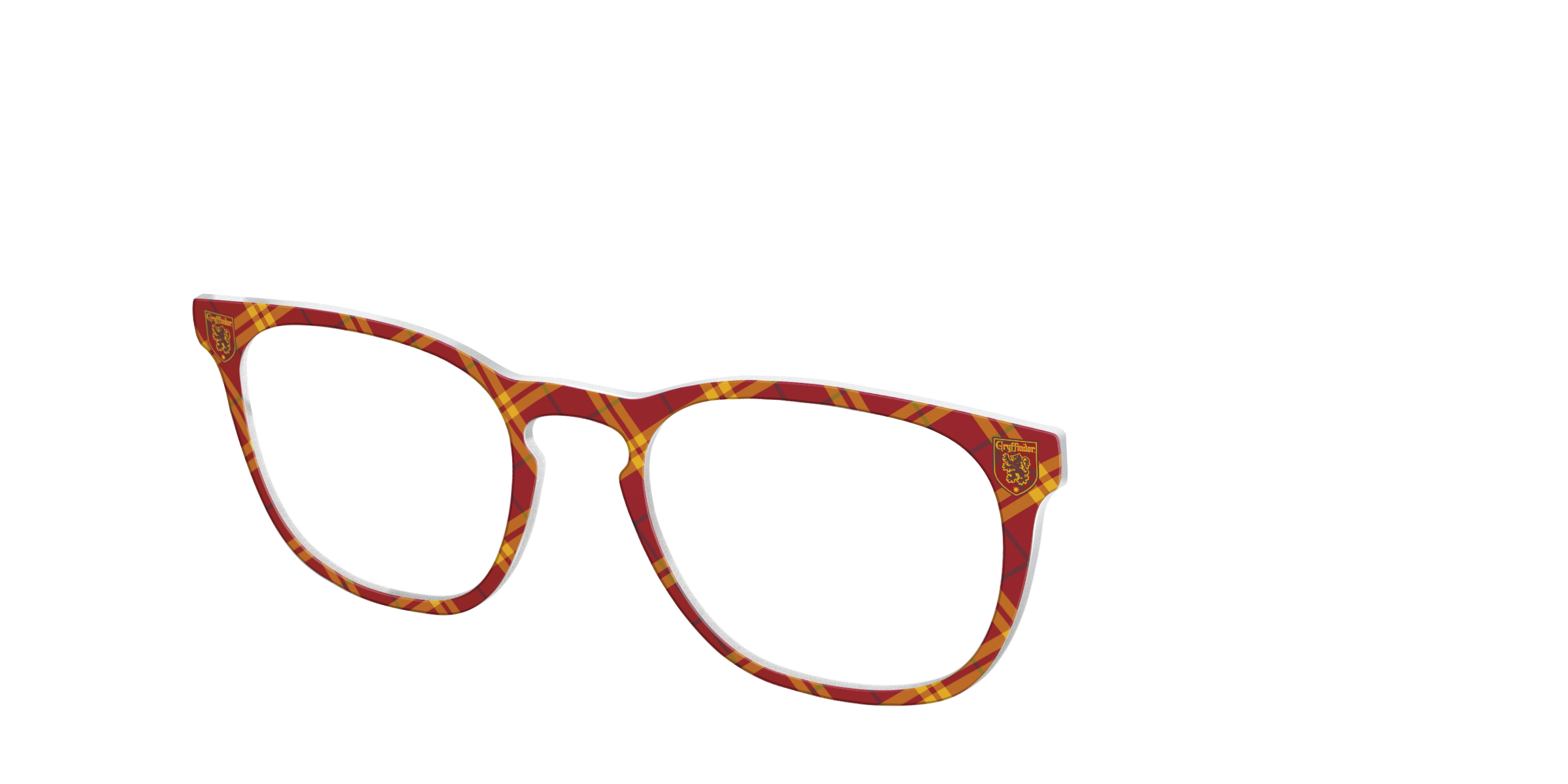 Pair Eyewear Collabs Gryffindor Plaid top occhiali Cedro
