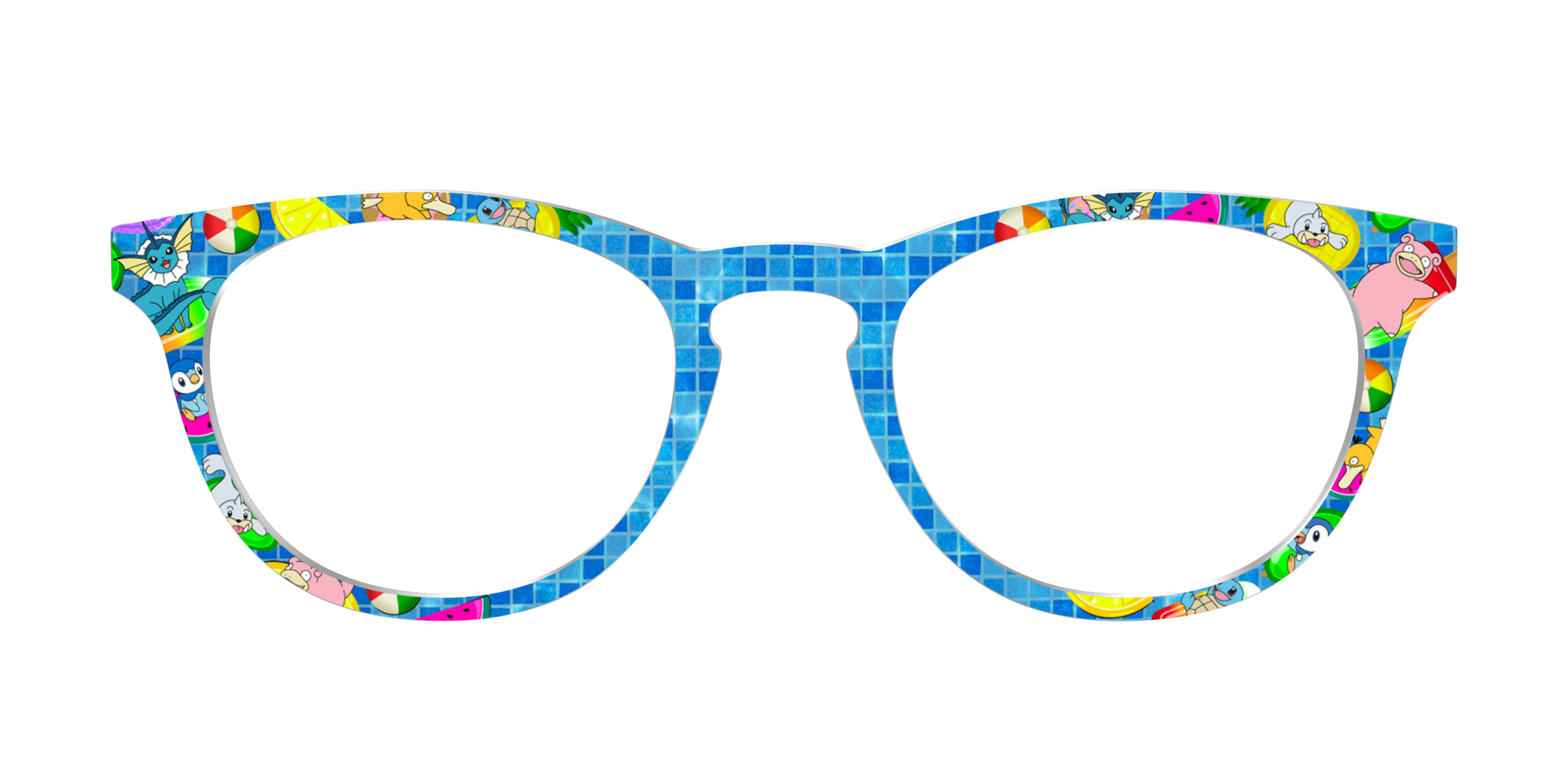 Pair Eyewear Collabs Water Type Top Occhiali Azzurro