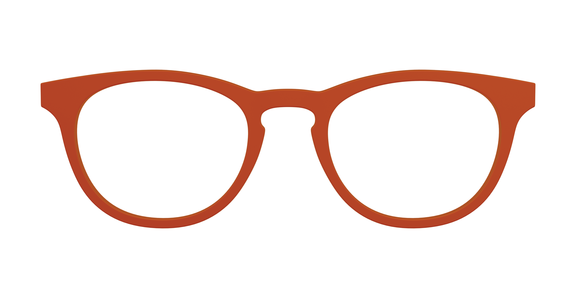 Pair Eyewear Solid Tops The Burnt Orange top arancione
