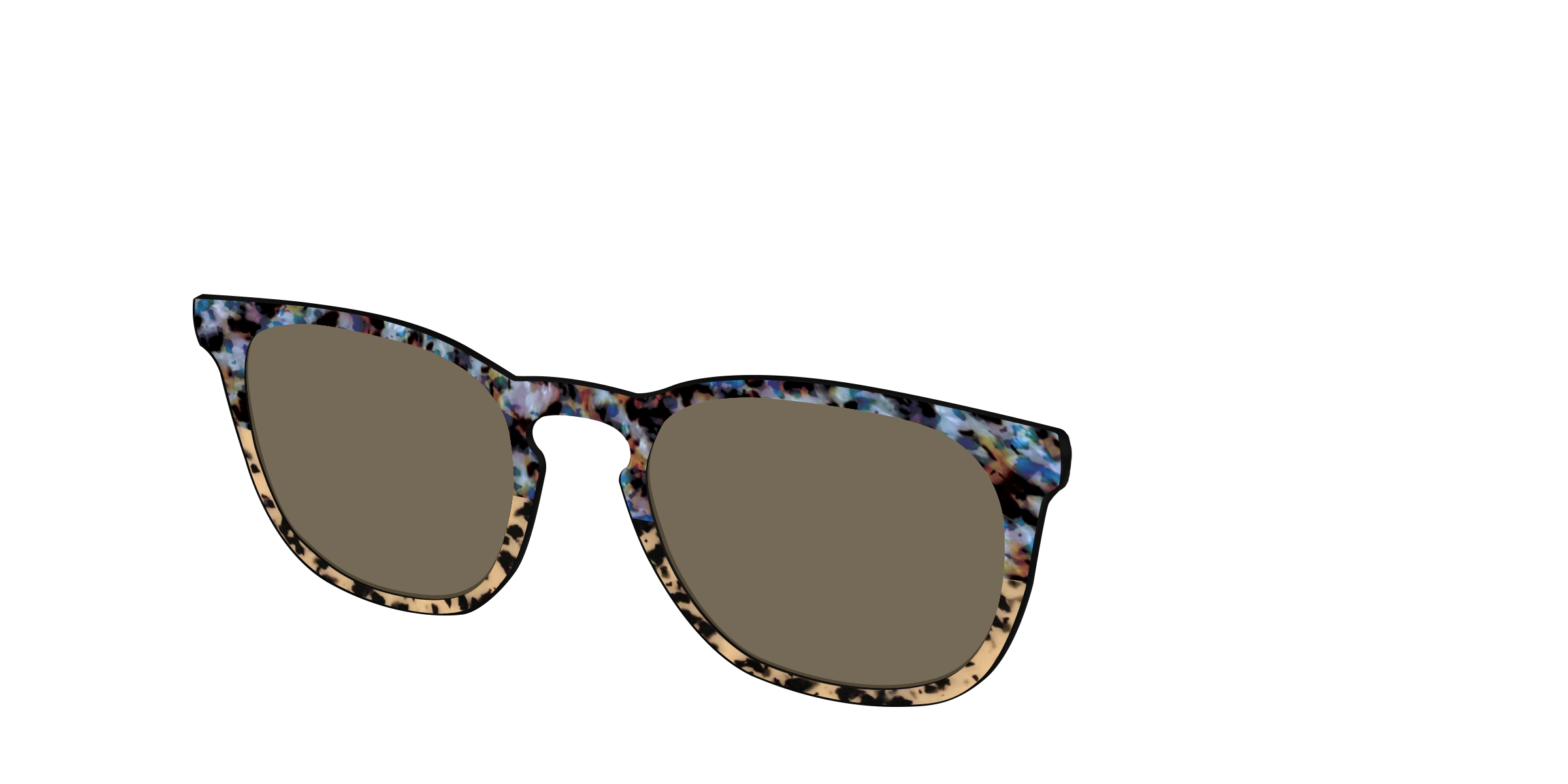 Pair Eyewear Oasis Tortoise Split topper sole polarizzato 551
