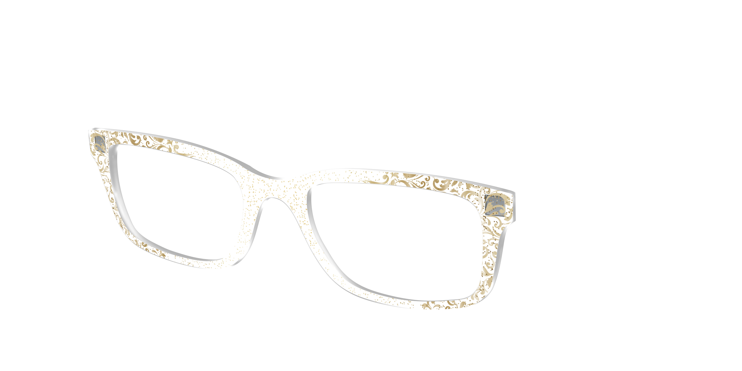 Pair Eyewear Design Tops Golden Flair Crystal top dorato occhiali