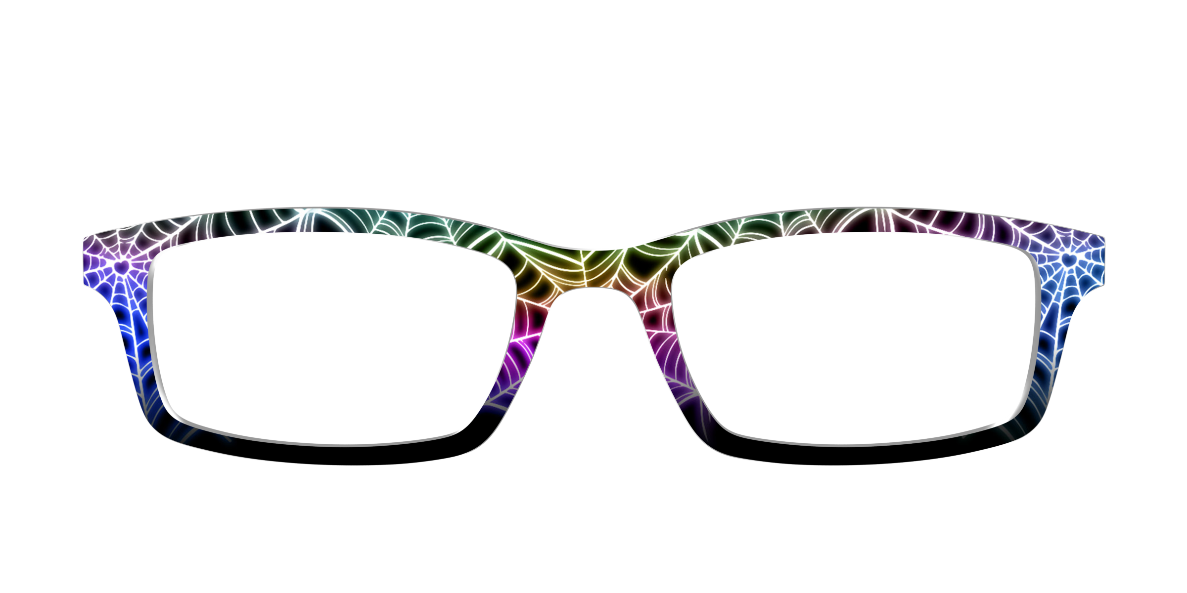 Pair Eyewear Alluring Webs top occhiali nero ragnatela